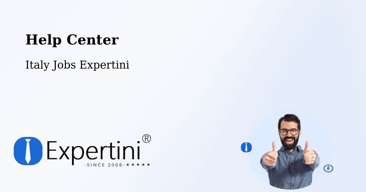Help Center - Italy Jobs Expertini