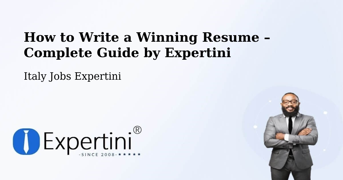 Resume Writing Guide for Job Seekers – Ancona - Ancona, Italy Jobs Expertini